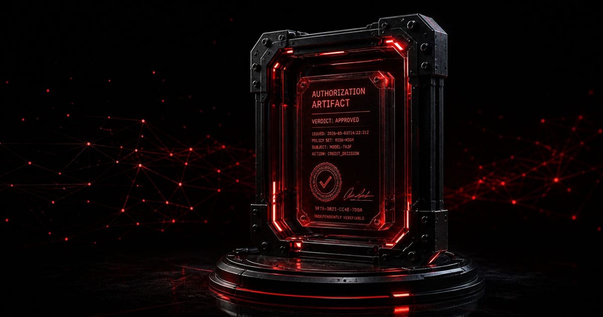 The Authorization Artifact Test: Two Questions for Ex-Ante AI Governance