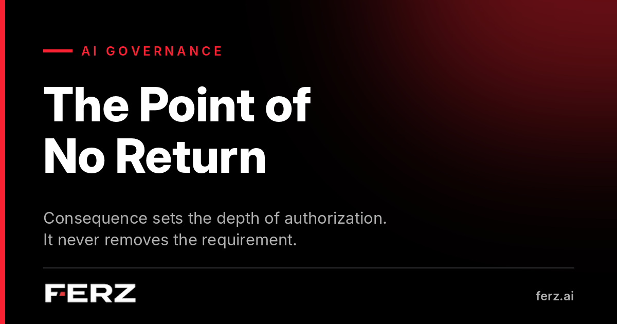 The Point of No Return