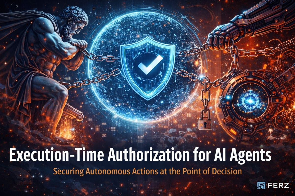 Why Guardrails Aren't Enough: The Case for Execution-Time Authorization in AI Governance