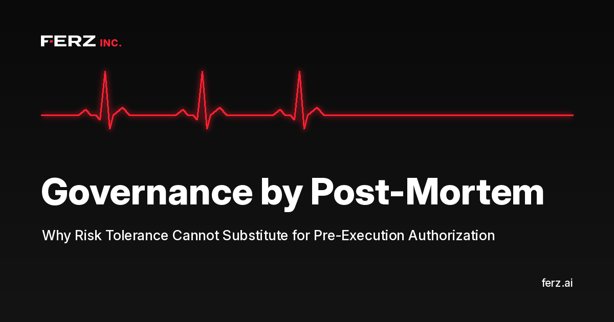 Governance by Post-Mortem